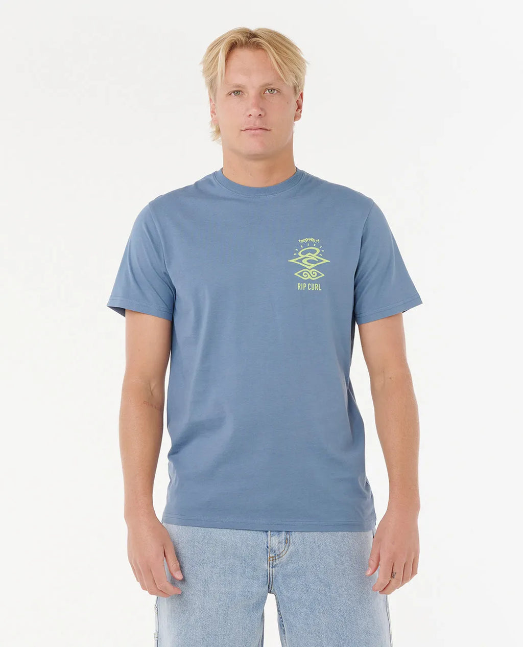 Search Icon Tee - Bluefin