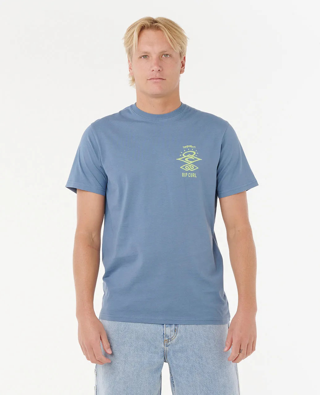 Search Icon Tee - Bluefin