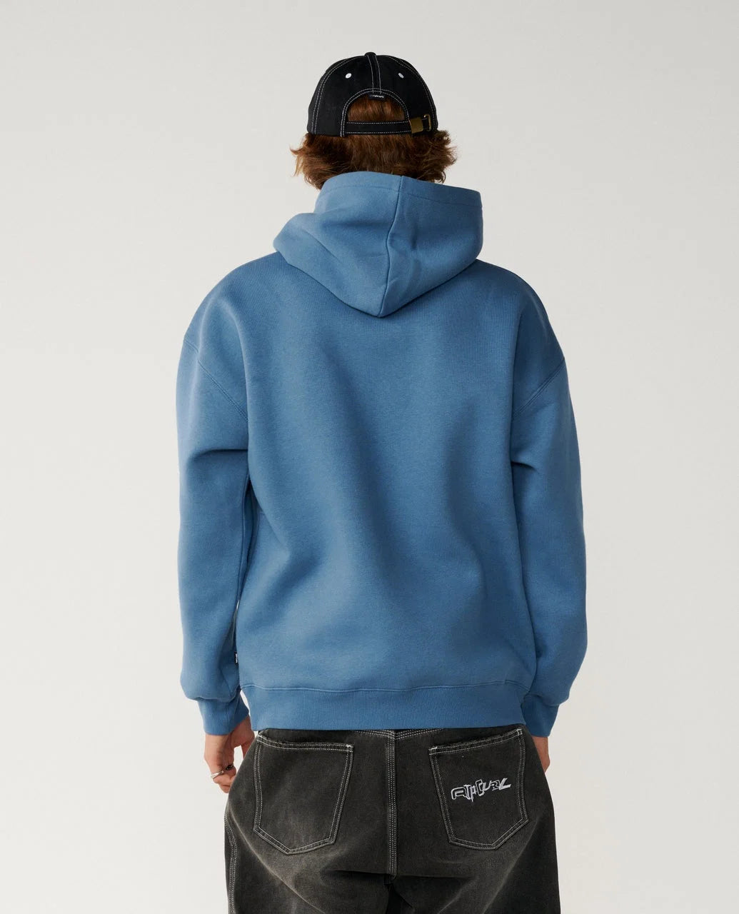 RIP SCRIPT ICON HOOD-BLUEFIN