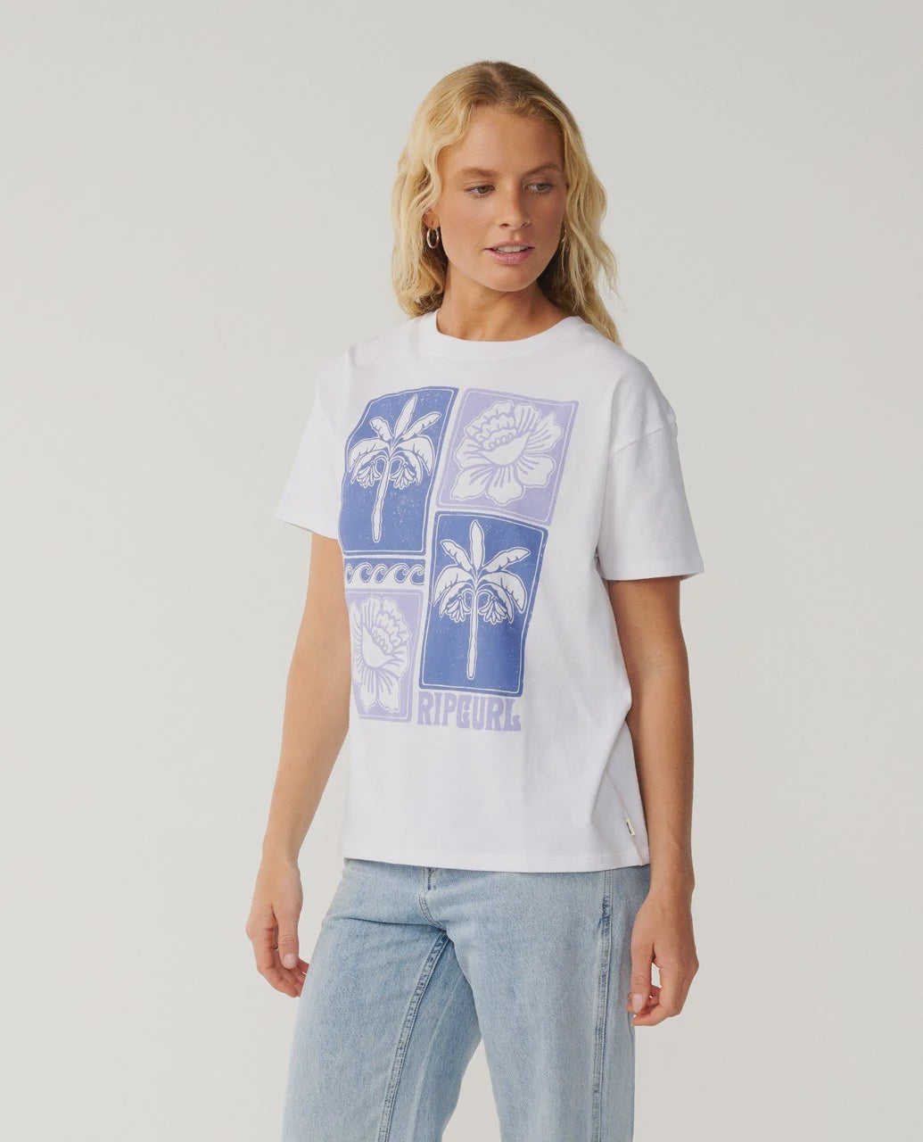 Bossa Nova Relaxed Tee - White