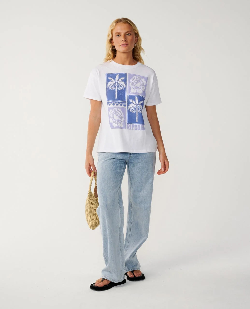 Bossa Nova Relaxed Tee - White