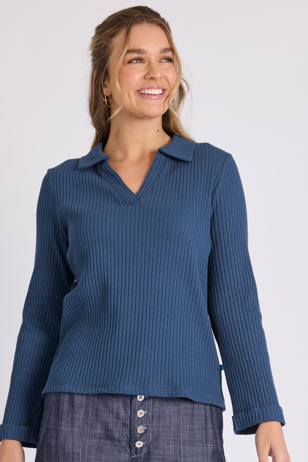 Long Sleeve Rib Tee
