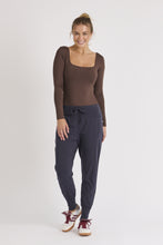 Load image into Gallery viewer, Waist Detail Jogger - Washed Navy
