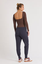 Load image into Gallery viewer, Waist Detail Jogger - Washed Navy

