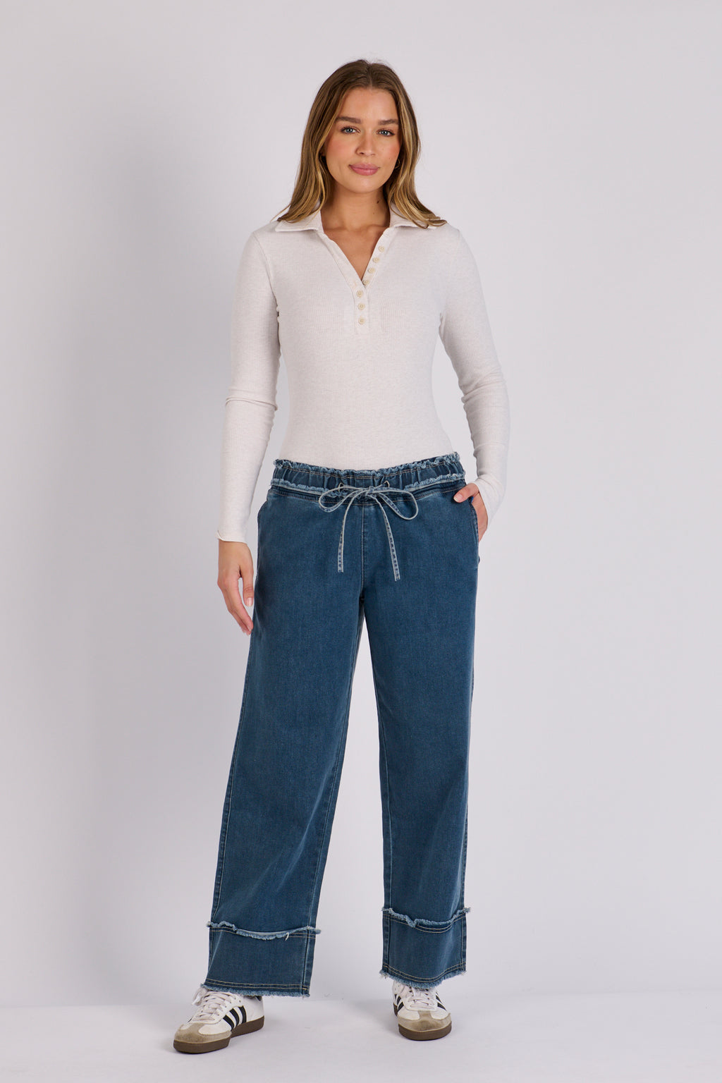 OTW Cuffed Detail Jeans