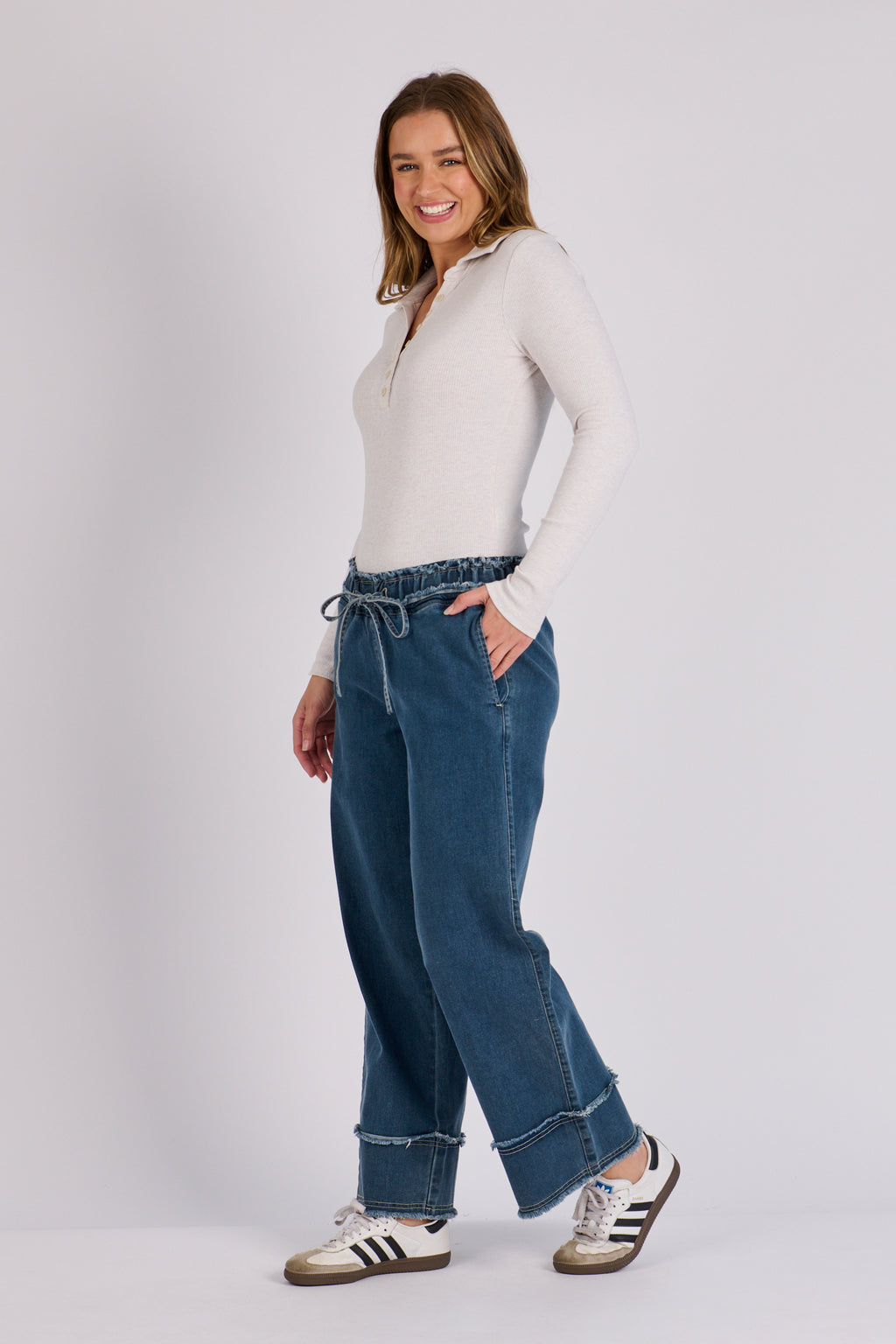OTW Cuffed Detail Jeans