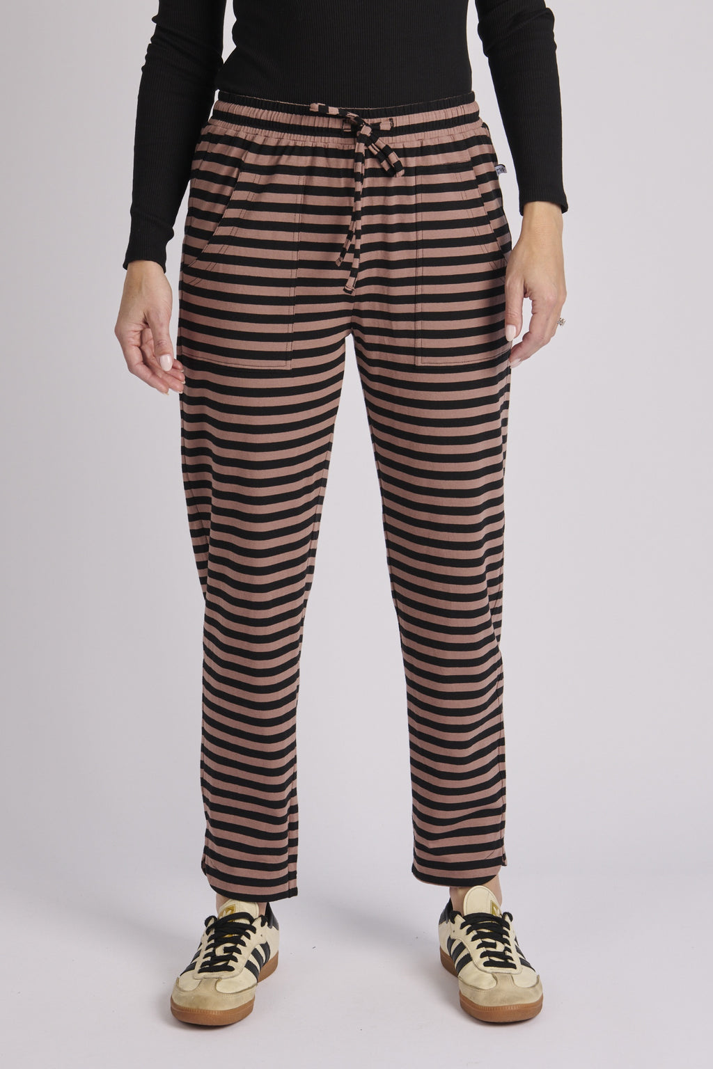 Beach Pant - Brown Stripe