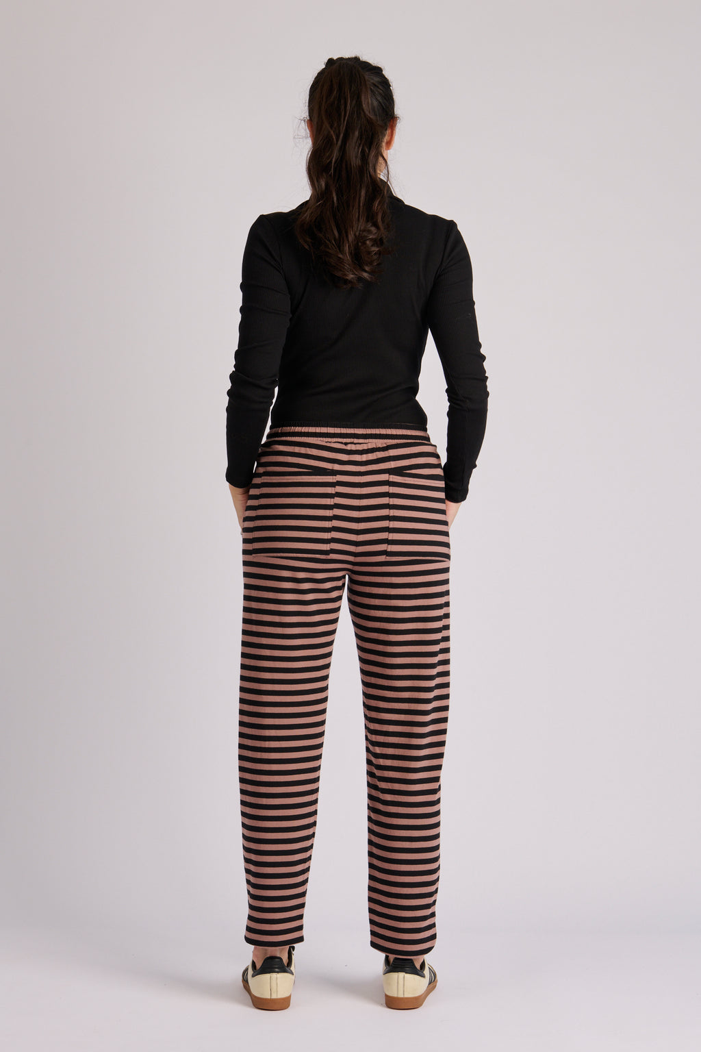 Beach Pant - Brown Stripe