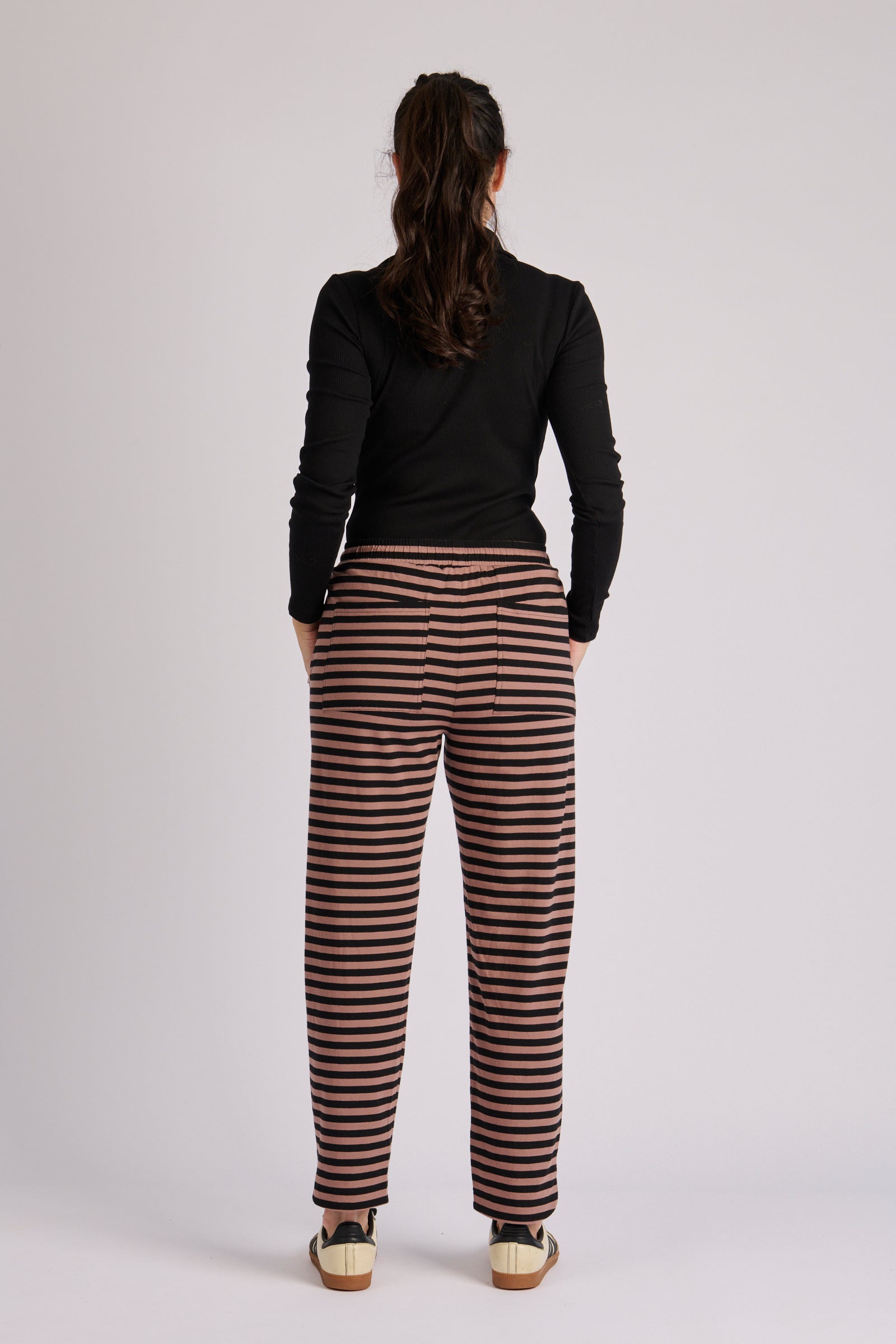 Beach Pant - Brown Stripe
