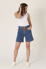 Load image into Gallery viewer, Elastic Waist Short - Dark Blue
