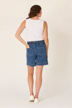 Load image into Gallery viewer, Elastic Waist Short - Dark Blue
