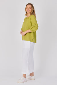 Gather Neck Blouse - 1024663