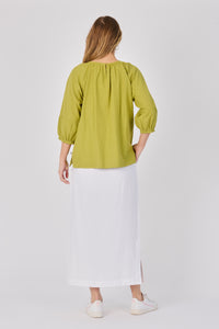 Gather Neck Blouse - 1024663