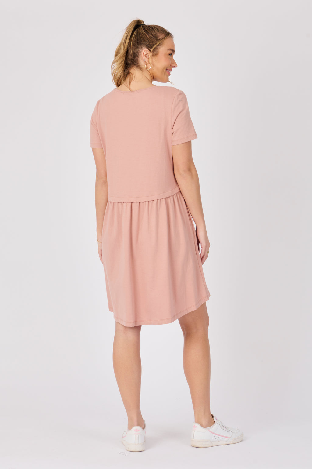Drop Waist Dress - Mocha