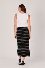 Load image into Gallery viewer, Panel Detail Skirt - Stripe
