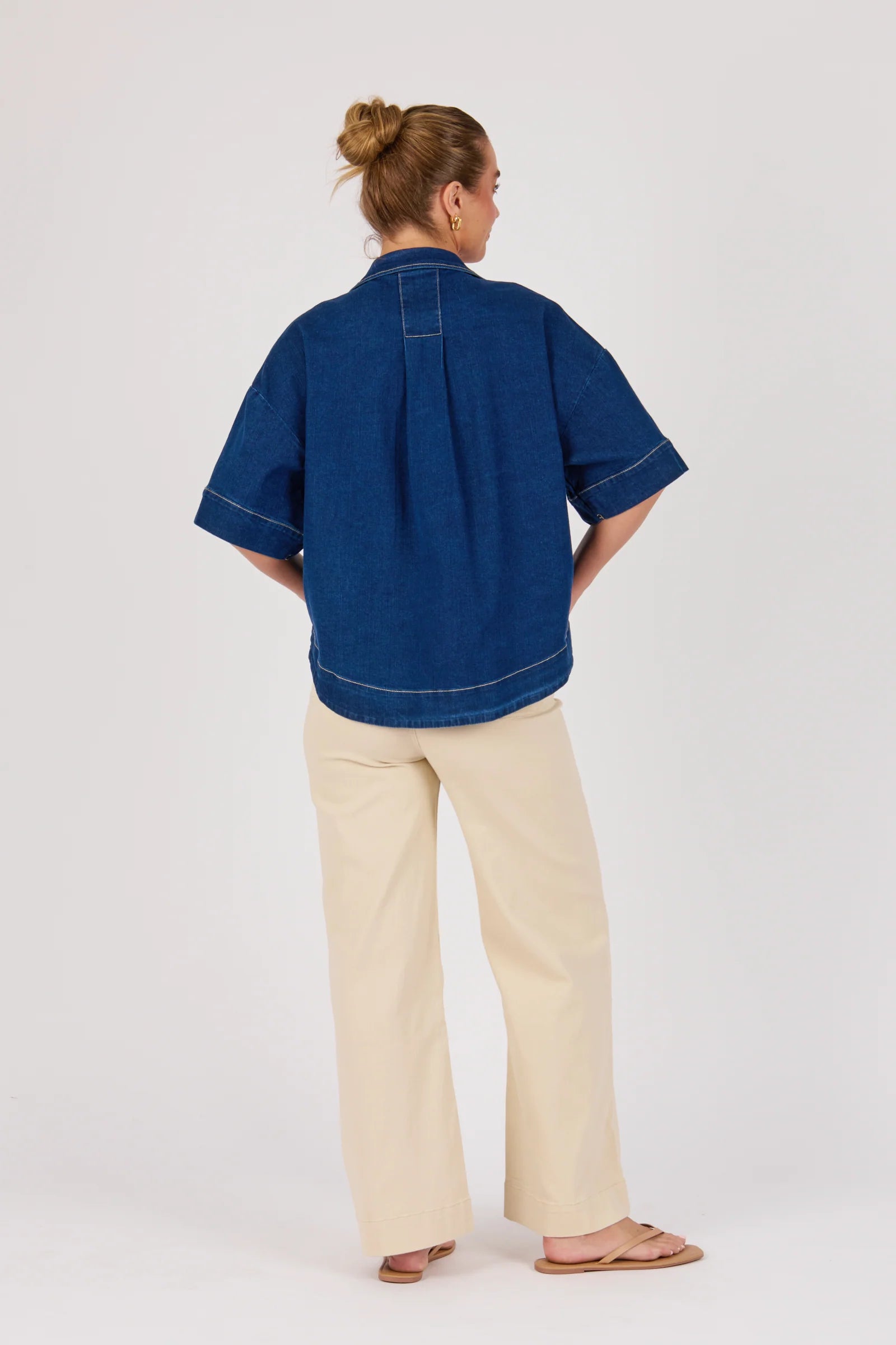 Collared Shirt - Dark Blue