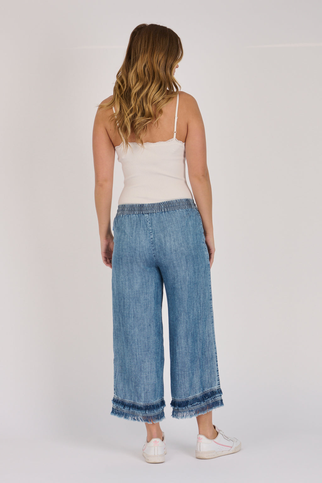 Frayed Leg Culotte