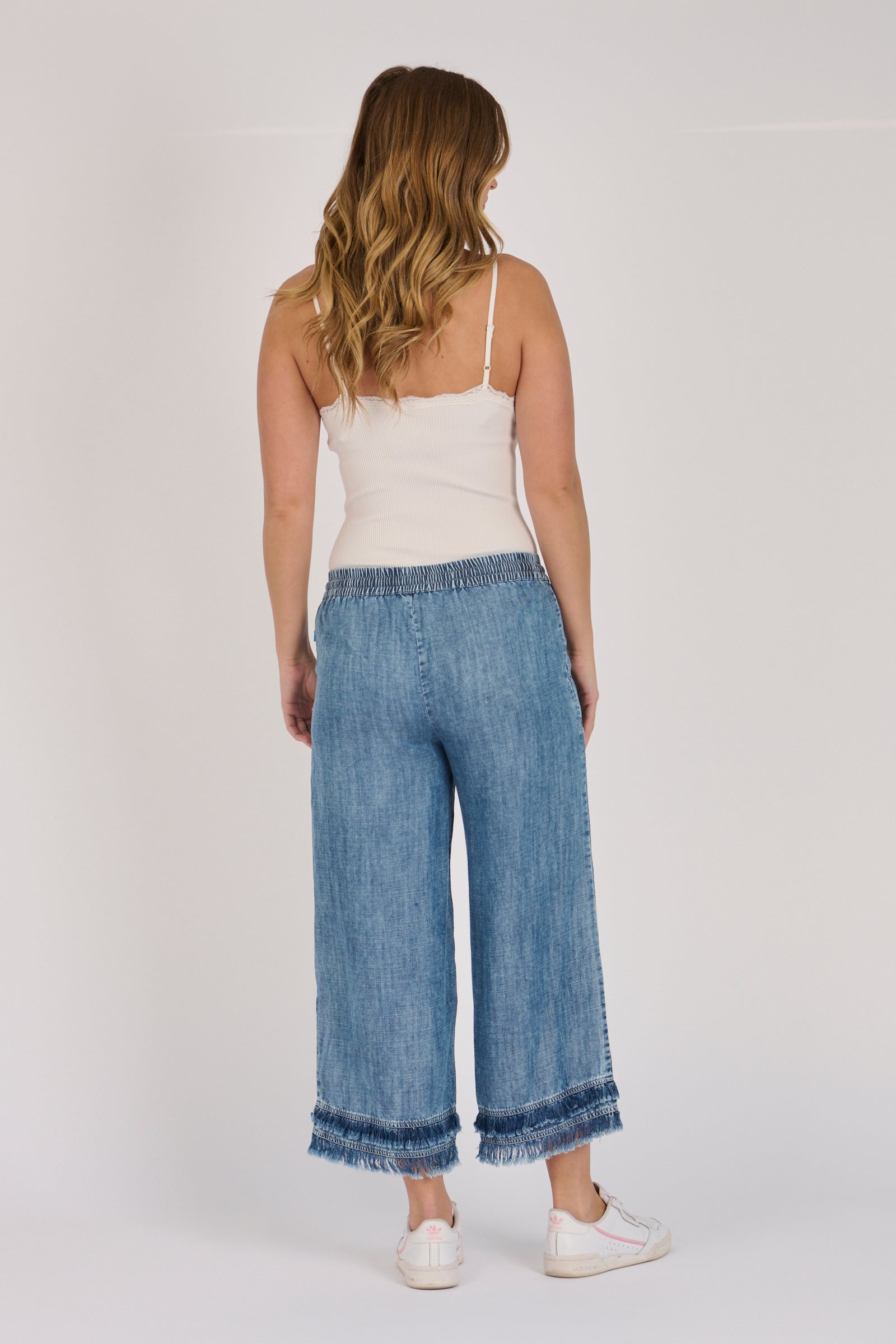 Frayed Leg Culotte
