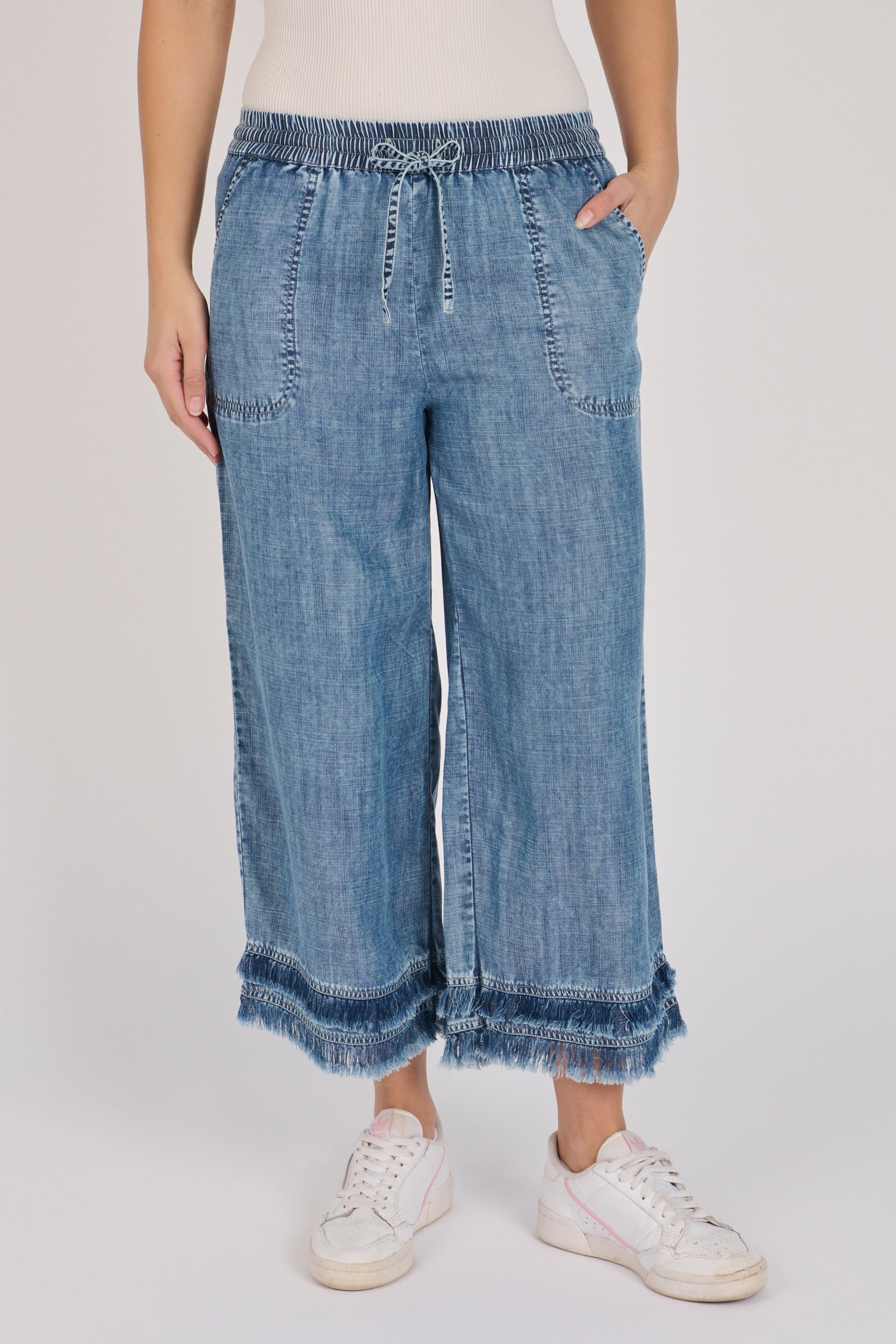 Frayed Leg Culotte