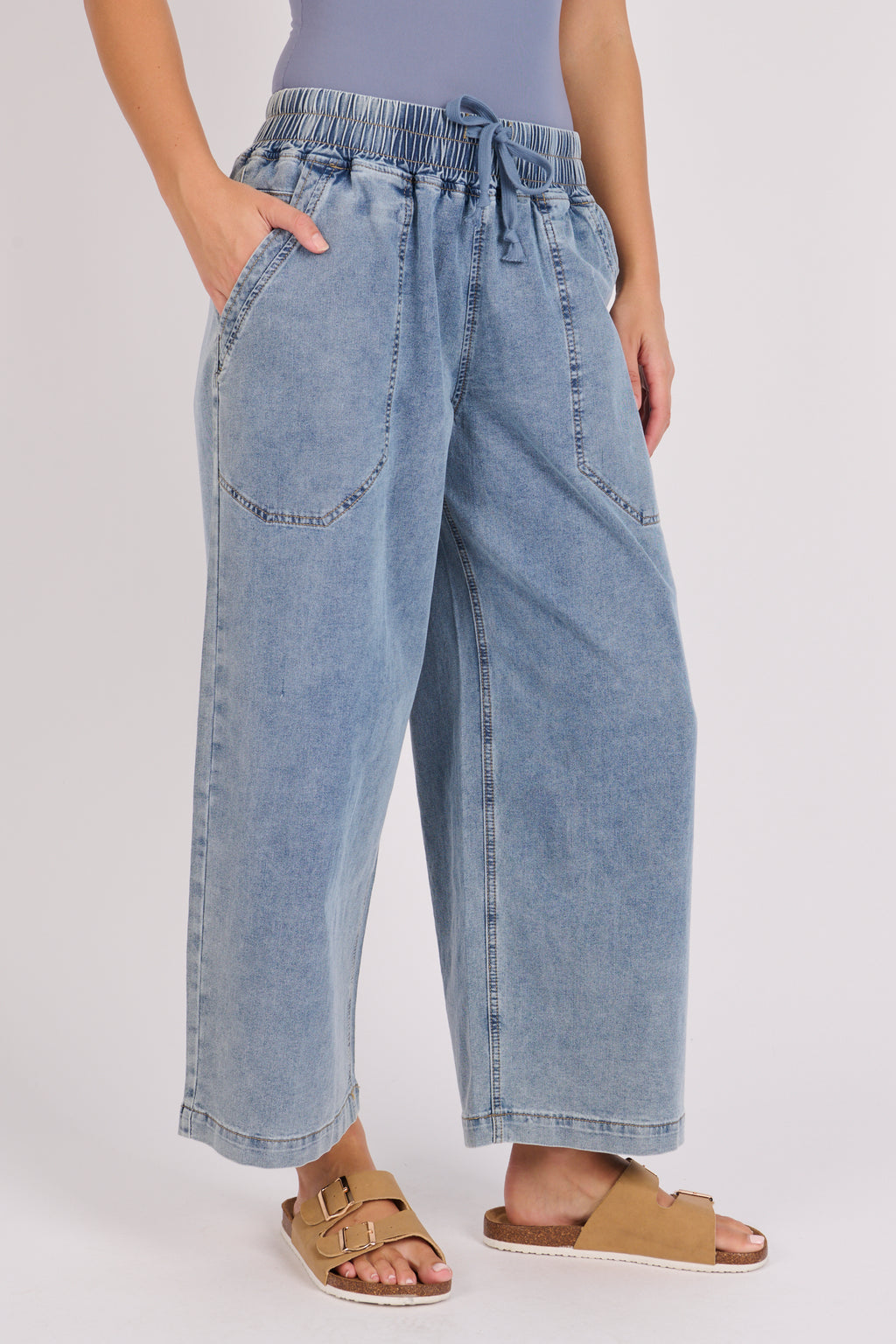 Relaxed Pull On Jean