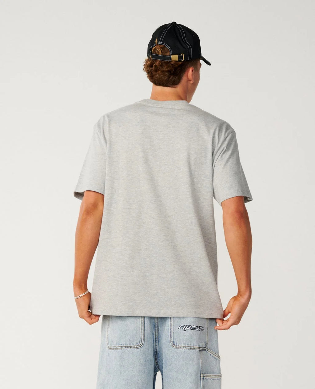 PILL ICON TEE-GREY MARLE