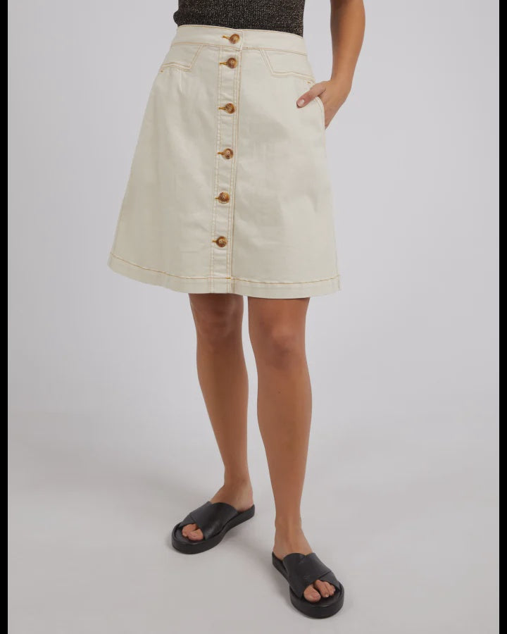 AMANDA SKIRT-ECRU