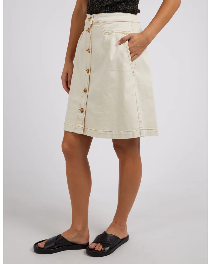 AMANDA SKIRT-ECRU
