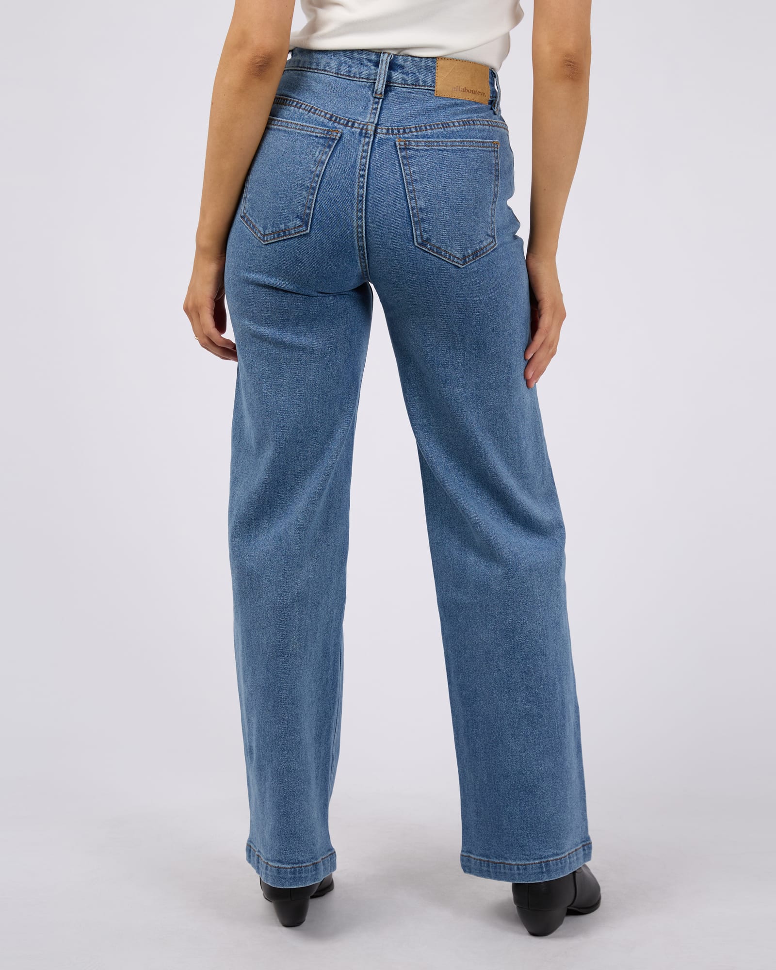 Jacqui Wide Leg Jean - Heritage Blue