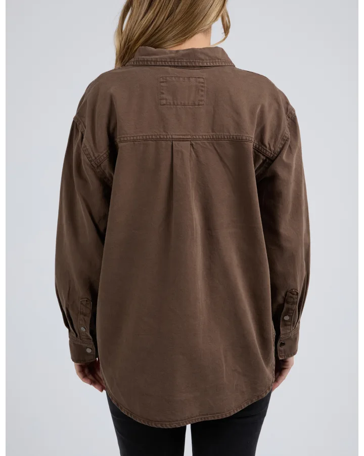 Daisy Overshirt - Chocolate