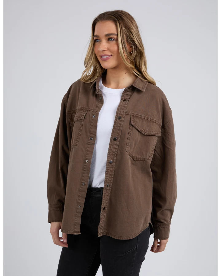 Daisy Overshirt - Chocolate