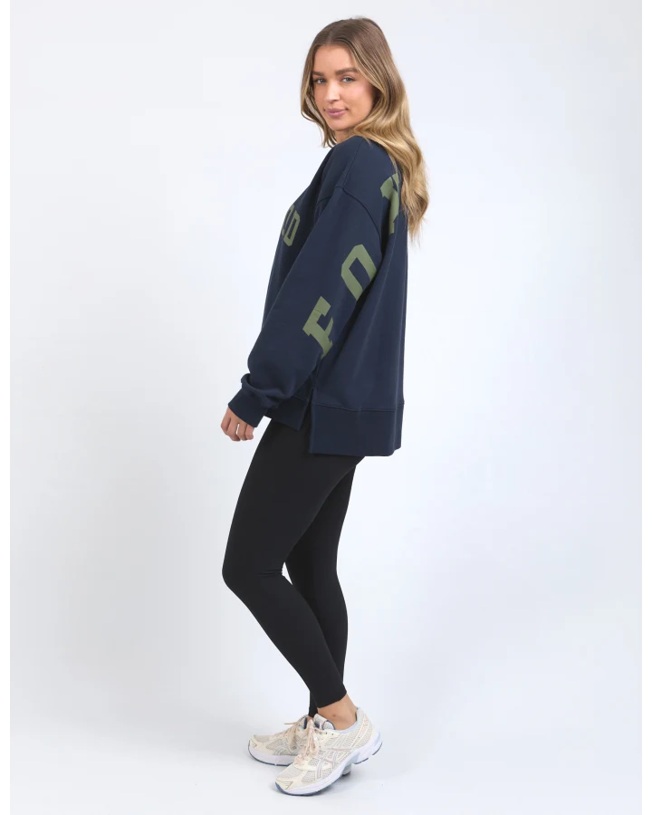 Interval Crew - Navy/Green