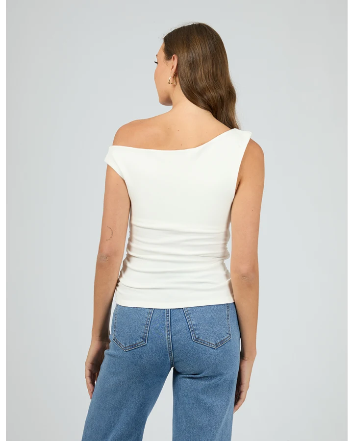 Kylie Off The Shoulder Top - White