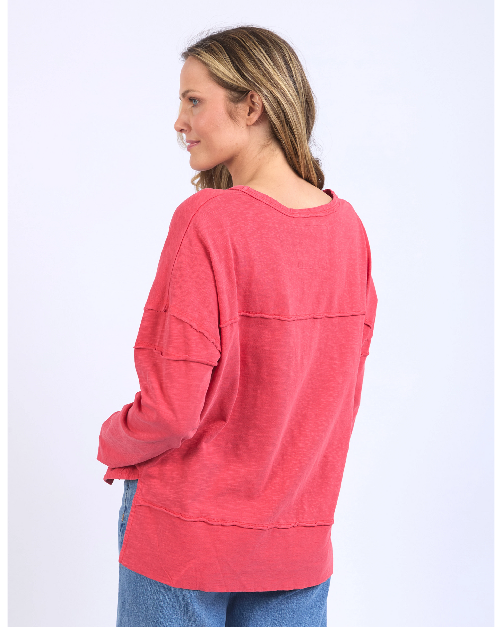 Jayne Throw On Top - Cayenne Red