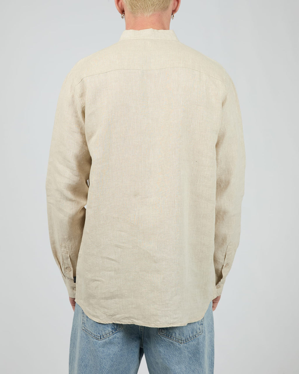 Linen L/S Shirt -Natural