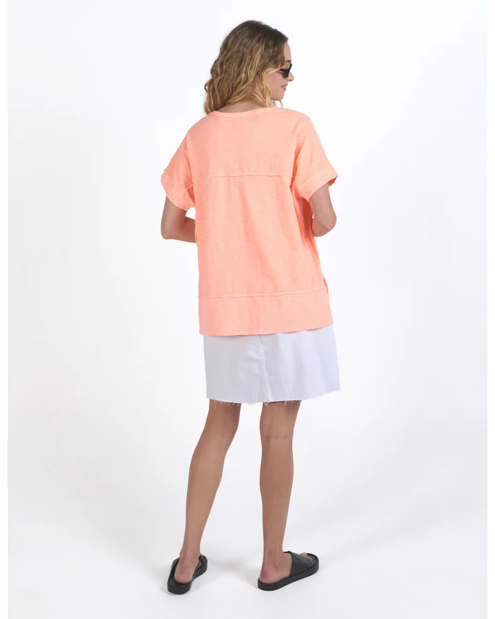 Allison Tee - Neon Peach