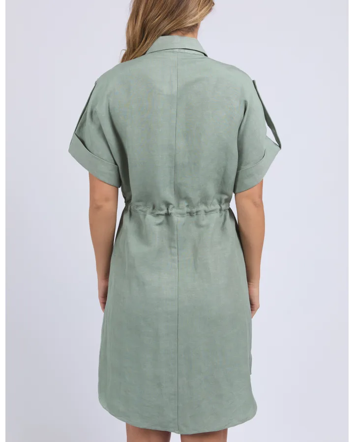 Willow Shirt Dress - Green