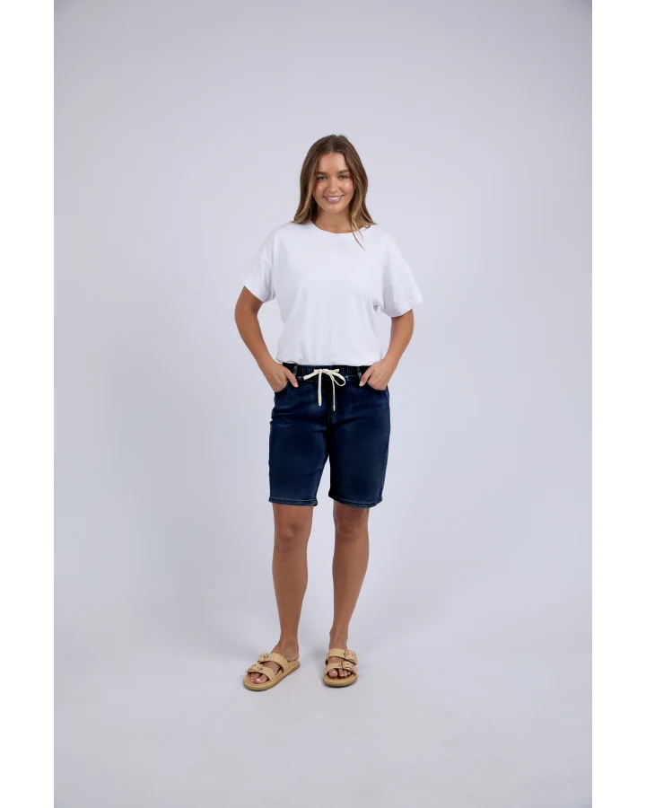 Gabby Bermuda Short - Dark Indigo