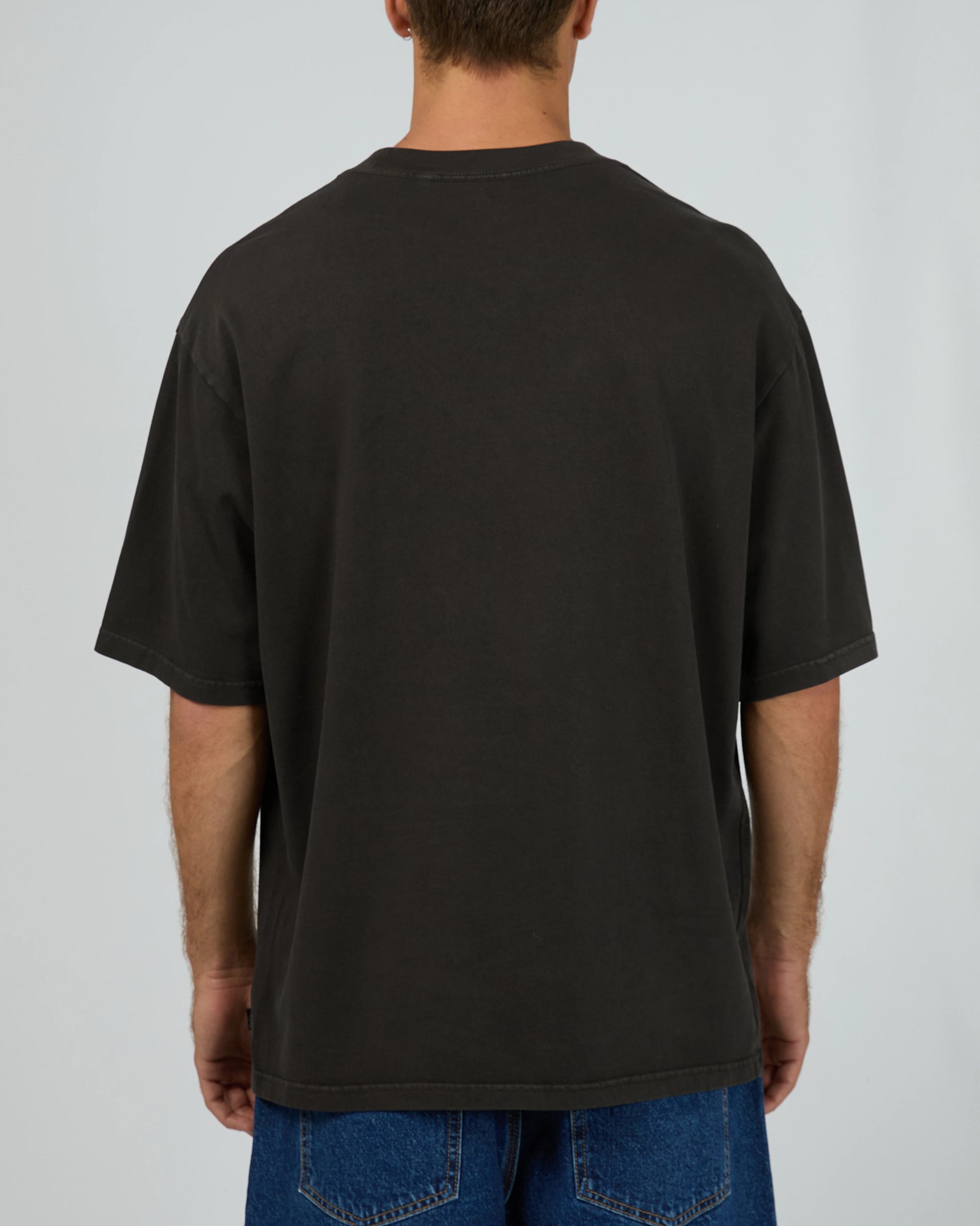 Classic Emb tee - Charcoal