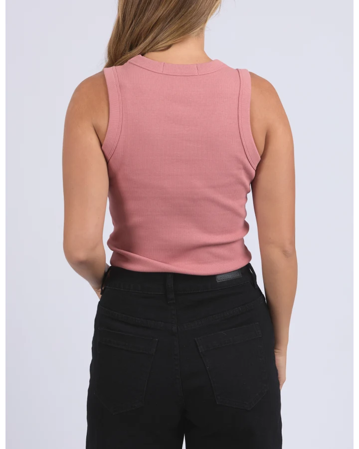 Iris Tank - Ash Rose