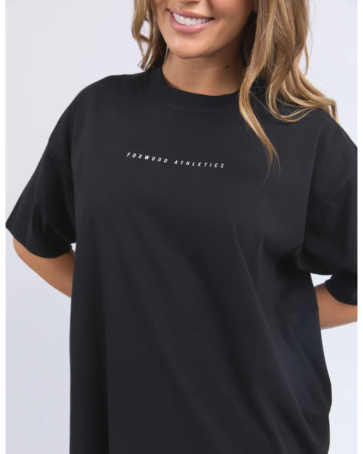 CAPTAIN TEE-WASHED BLACK
