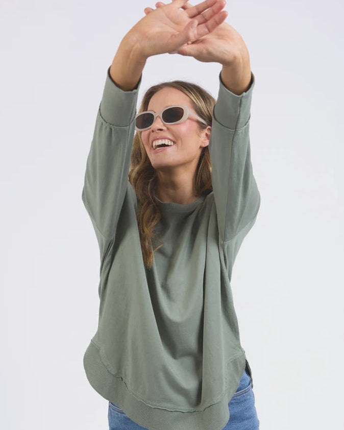 Farrah Long Sleeve - Sage Green
