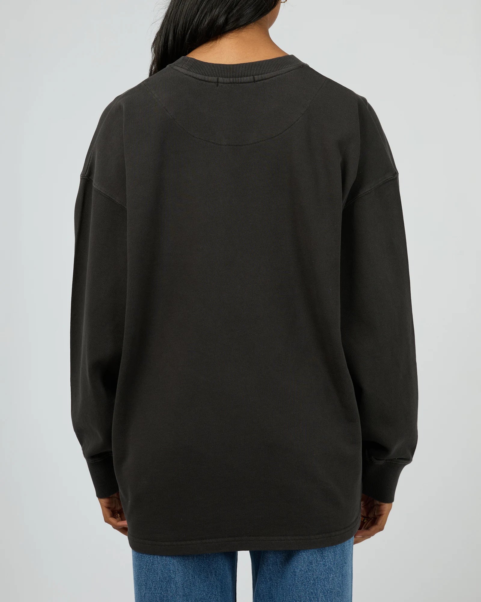 AAE Washed Relaxed Crew - Chocolate
