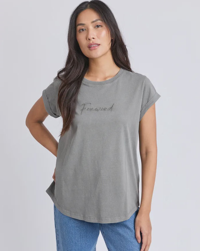 Signature Tee - Charcoal
