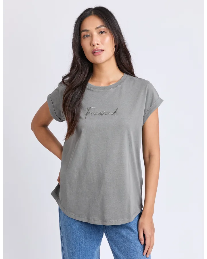 Signature Tee - Charcoal