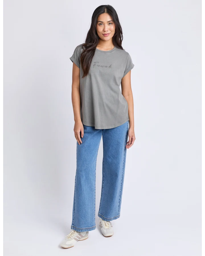 Signature Tee - Charcoal