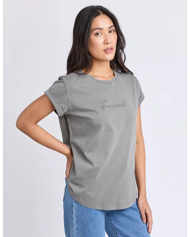 Signature Tee - Charcoal