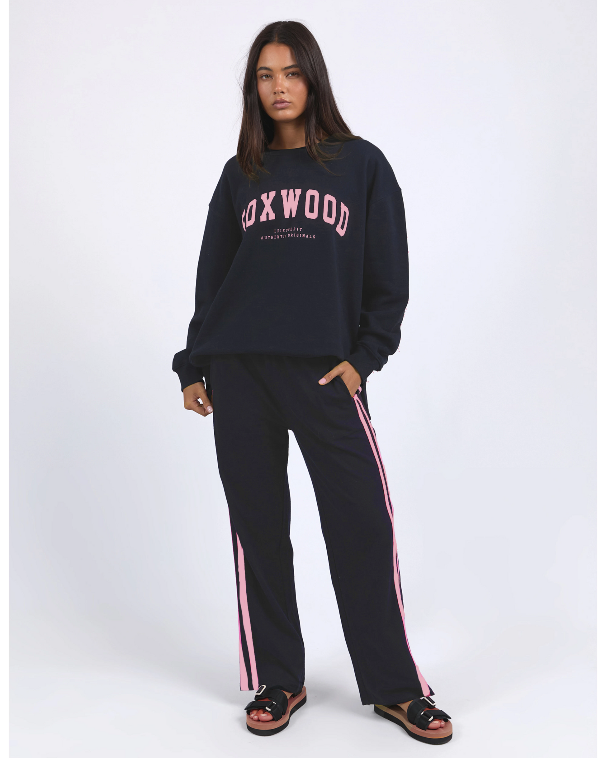 Interval Crew - Navy/Pink