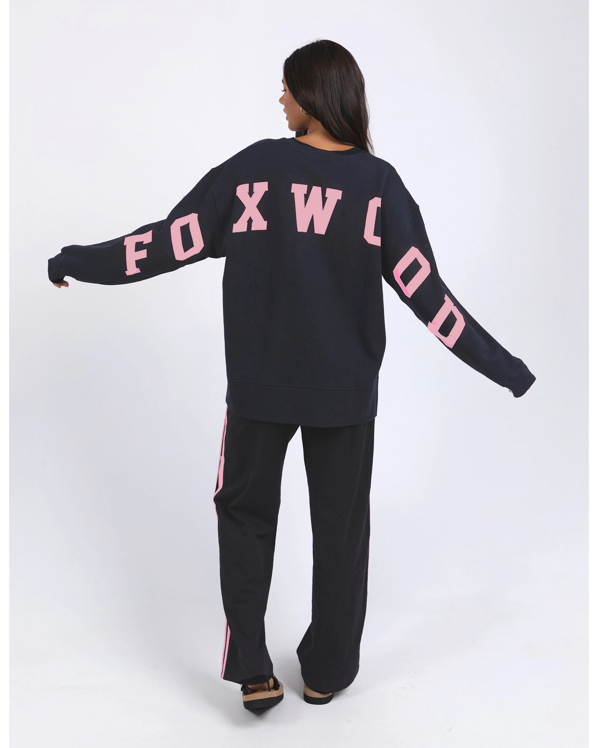 Interval Crew - Navy/Pink