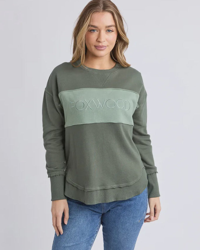 Simplified Tonal Crew - Khaki