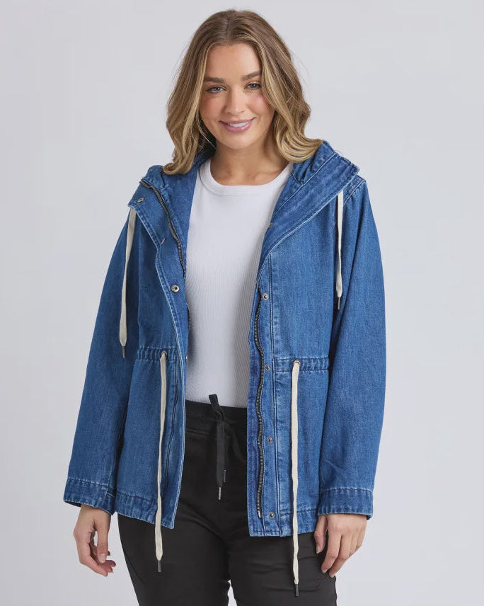 Kingston Anorak - Mid Blue
